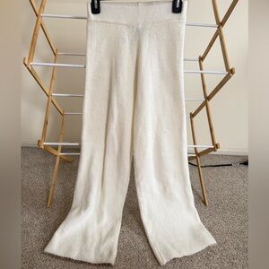 Cider Ivory Knit Trousers